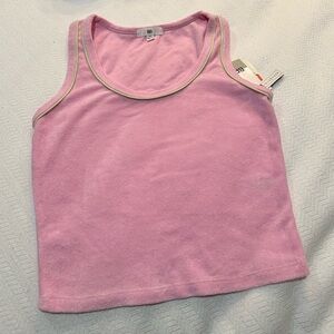 B.P. Pink Terry Tank Top NWT XS